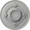 Ekena Millwork Monique Ceiling Medallion (Fits Canopies up to 3 3/4"), Hand-Painted Frost, 13 3/4"OD x 1"P CM13MOFRF - alternate 1